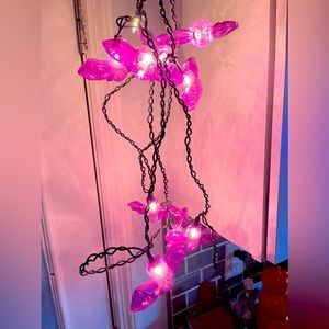 Vintage blow mold bat Halloween lights